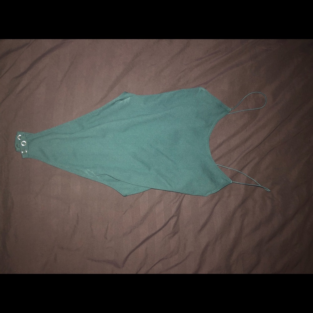 Teal bodysuit
